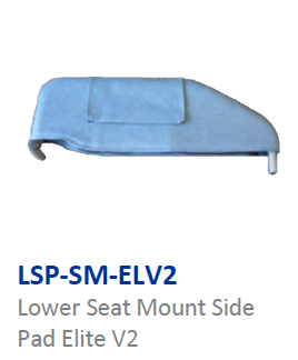 Lower side pads Seat mounted Version